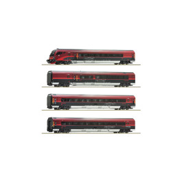 74037 4 piece set: Railjet, ÖBB